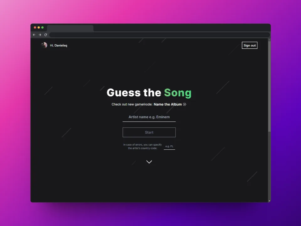 Guess The Song screenshot